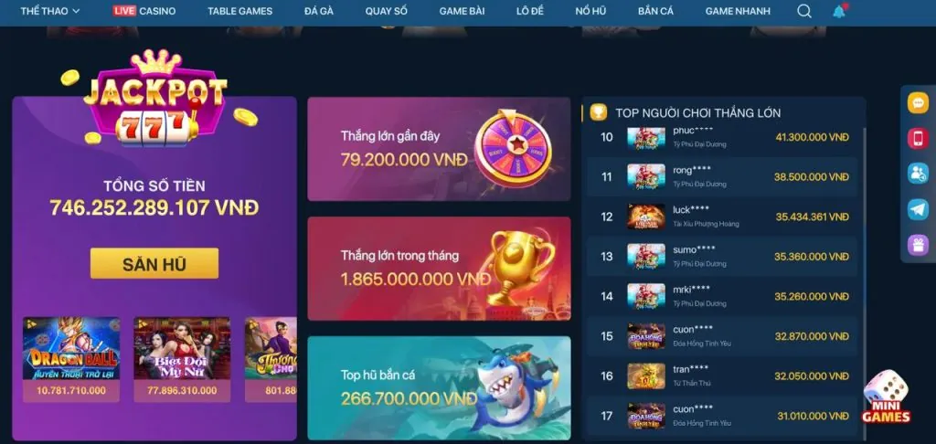 Đồ họa chất lượng cao trong trò chơi Slot